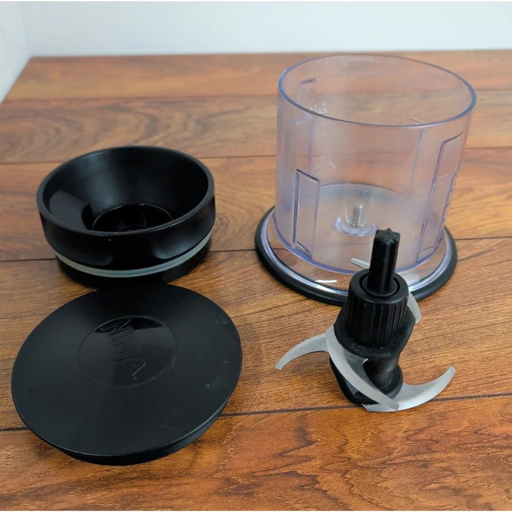 NINJA Master Prep 16 Oz/2 Cup Food Processor Bowl Lid Blades & Splash Guard